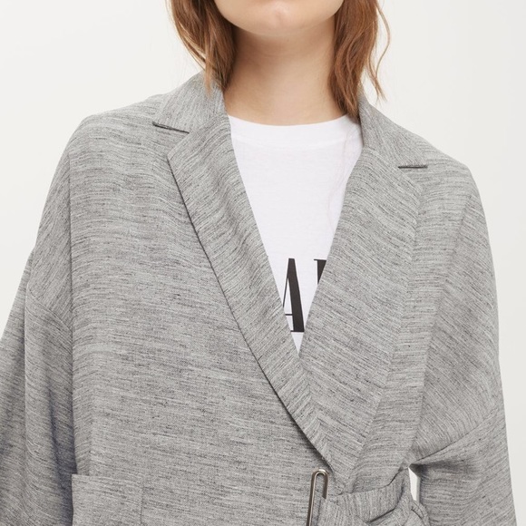 TOPSHOP Marl Wrap Kimono Jacket NWOT - Picture 3 of 8